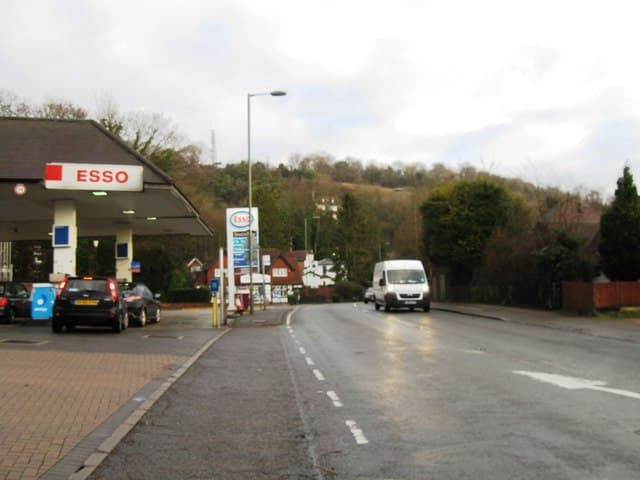 Reigate Hill, part of the North Downs above the town