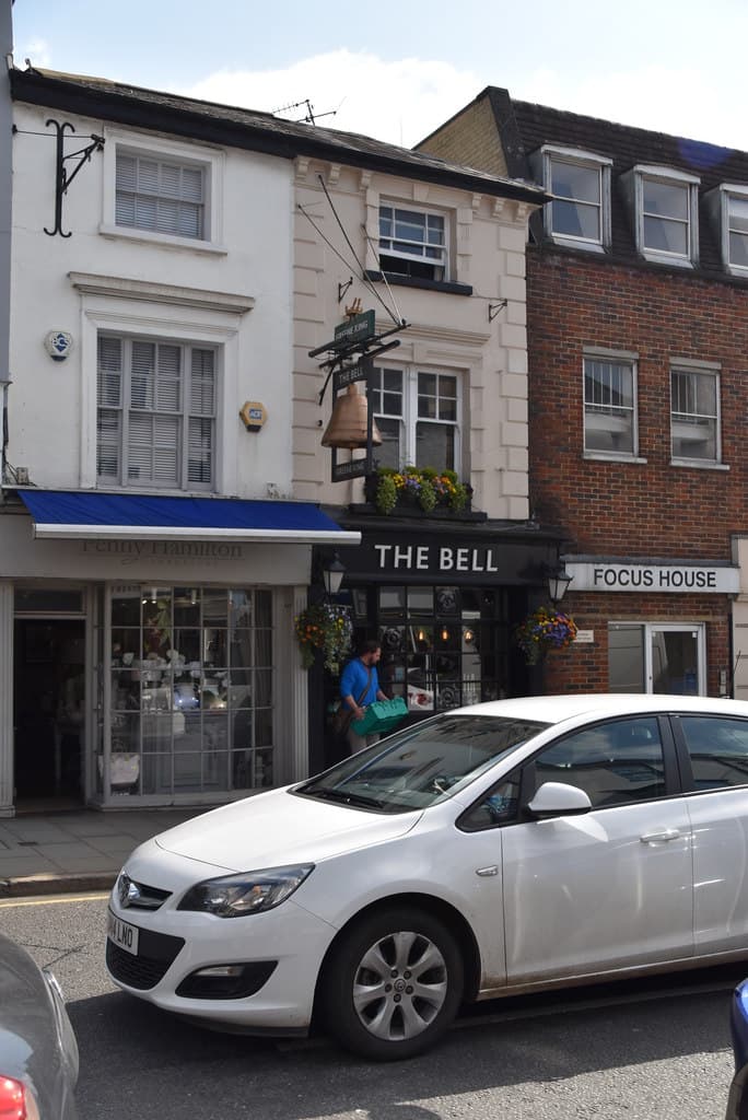 The Bell, a historic pub on Bell Street, Reigate